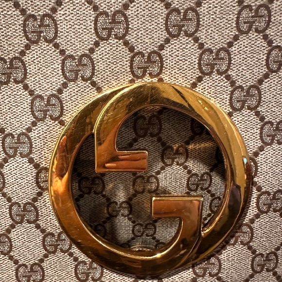 Gucci Brown and Cream Shoulder Bag - Picture 2 of 10